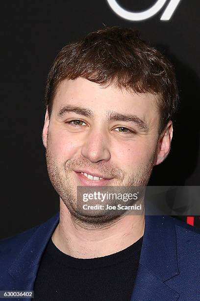 Emory Cohen arrives at the Premiere Of Netflix's "The OA" at the Vista Theatre on December 15, 2016 in Los Angeles, California.