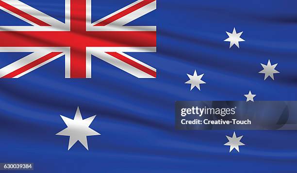 australia - australian flag stock illustrations