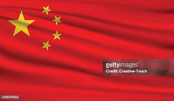 china - china flag stock illustrations