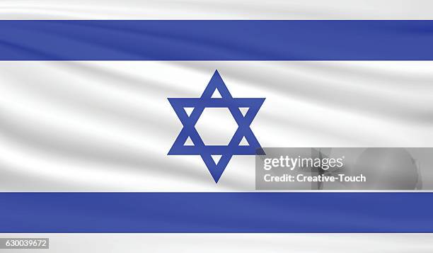 stockillustraties, clipart, cartoons en iconen met israel - israëlische vlag