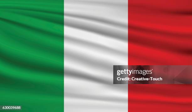 stockillustraties, clipart, cartoons en iconen met italy - italian flag