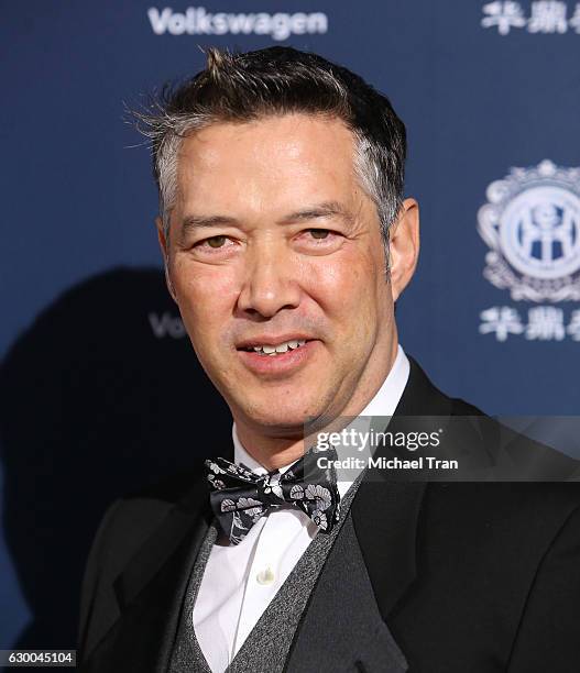 Russell Wong arrives at the 21st Annual Huading Global Film Awards held at The Theatre at Ace Hotel on December 15, 2016 in Los Angeles, California.