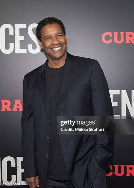 Actor and director Denzel Washington arrives at the Premiere of "Fences" at Curran Theatre on December 15, 2016 in San Francisco, California.