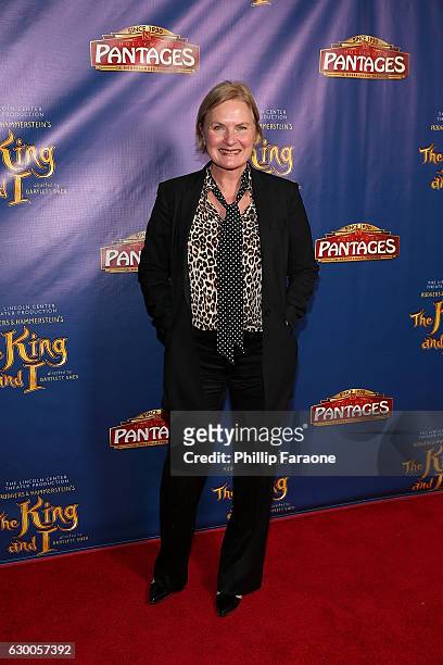 Actress Denise Crosby attends Opening Night of The Lincoln Center Theater's Production of Rodgers and Hammerstein's "The King and I" at the Pantages...
