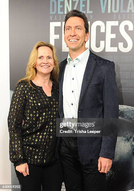 Molly and Scott Forstall arrives at the Premiere Of Paramount Pictures' "Fences" at Curran Theatre on December 15, 2016 in San Francisco, California.