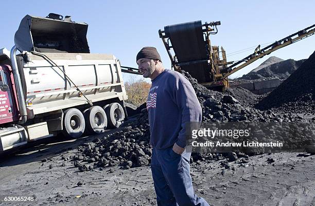 Schuylkill County coal mine operator Ettore DiCasimirro runs one of the few surviving mines in the area, once a prosperous coal region, November 7,...