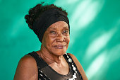 Real People Portrait Happy Elderly African American Woman