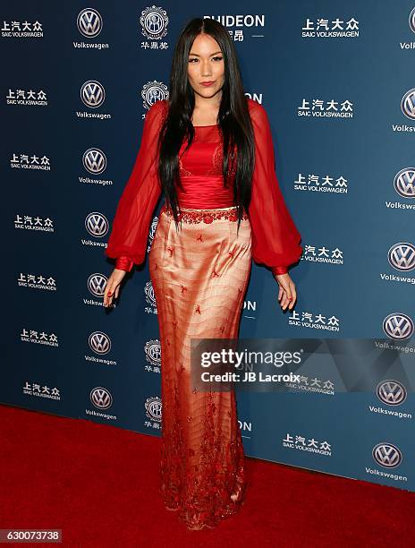 Singer Manika attends the 21st Annual Huading Global Film Awards on December 15, 2016 in Los Angeles, California.