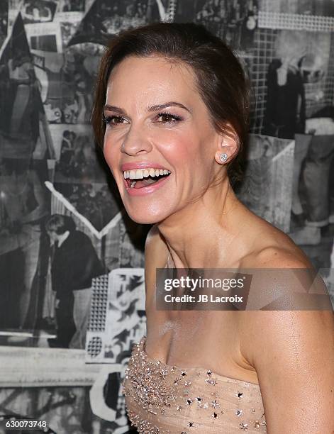 Actress Hilary Swank attends the 21st Annual Huading Global Film Awards on December 15, 2016 in Los Angeles, California.