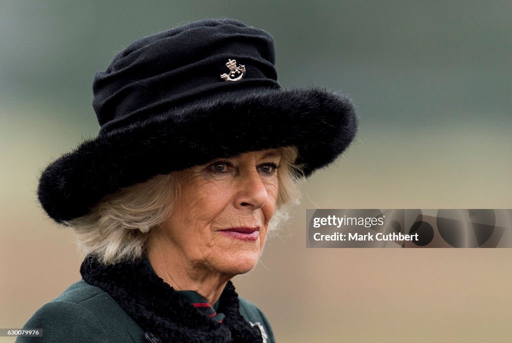 The Duchess Of Cornwall Attends The Sovereign's Parade
