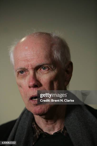 Poet Ron Padgett attends the "Paterson" New York screening held at the Landmark Sunshine Cinema on December 15, 2016 in New York City.