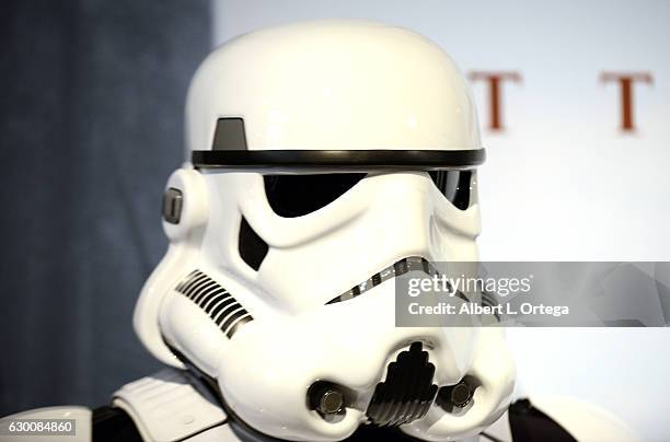 Storm Troopers at the Opening Night Celebration Of Walt Disney Pictures And Lucasfilm's "Rogue One: A Star Wars Story" At El Capitan Theatre held at...