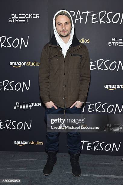 Actor Shiloh Fernandez attends the New York screening of "Paterson" at Landmark Sunshine Cinema on December 15, 2016 in New York City.