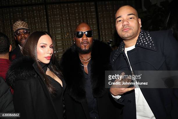 Chainz, Gia Casey, Young Jeezy, and DJ Envy attend the 2016 Def Jam Holiday Party at Spring Place on December 15, 2016 in New York City.