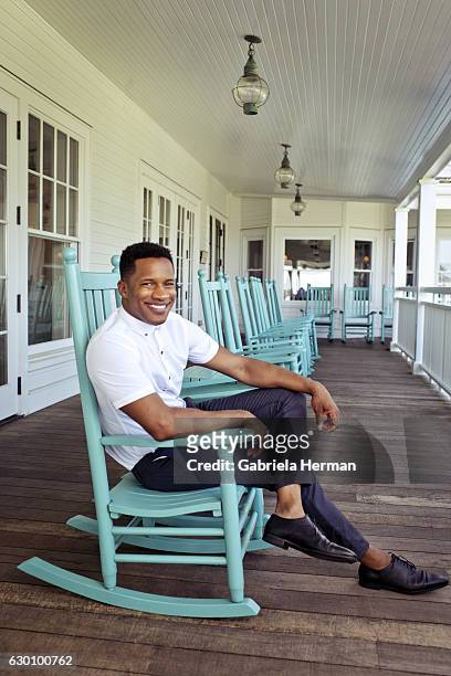 Director Nate Parker is photographed for New York Times on August 13, 2016 in Edgartown, Martha's Vineyard, Massachusetts.