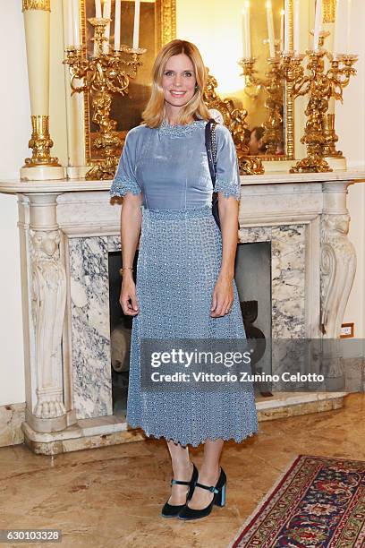 Filippa Lagerback attends a party honouring the Swedish Crown Couple and Minister Ekstrom in Milan on December 16, 2016 in Milan, Italy.