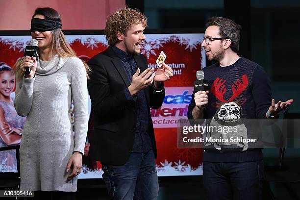 Amelie van Tass and Thommy Ten of The Clairvoyants perform on stage during Build Presents The Clairvoyants Discussing the "America's Got Talent...