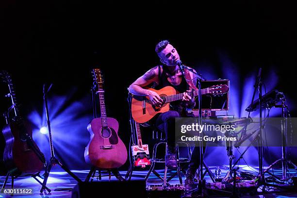 Asaf Avidan performs on December 16, 2016 in Tel Aviv, Israel.