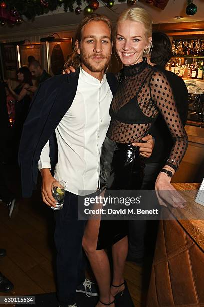 Toby Knott attends the LOVE Christmas Party hosted by Katie Grand and Poppy Delevingne at George on December 16, 2016 in London, England.