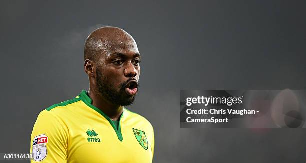 Norwich City's Youssuf Mulumbu during the Sky Bet Championship match between Norwich City and Huddersfield Town at Carrow Road on December 16, 2016...