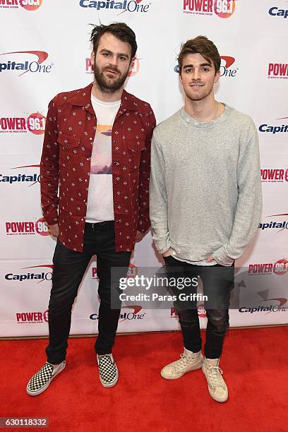 Andrew Taggart and Alex Pall attends Power 96.1's Jingle Ball 2016 at Philips Arena on December 16, 2016 in Atlanta, Georgia.