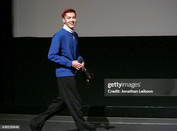 Actor Kris Wu attends the LA Screening of Paramount Pictures "xXx: RETURN OF XANDER OF CAGE" at the Paramount Theatre on the Paramount Studios Lot on...