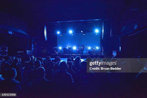 View of the crowd before Kendrick Lamar performs onstage during American Express Music Presents: Kendrick Lamar Live at Music Hall of Williamsburg on...