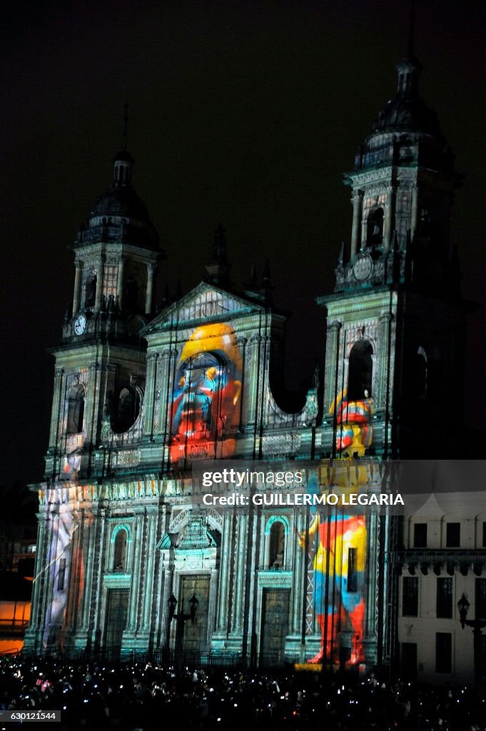 COLOMBIA-FRANCE-FETE-DES-LUMIERES