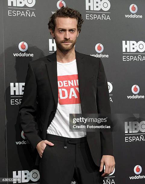 Peter Vives attends the HBO Spain Presentation-Premiere at Florida Retiro on December 16, 2016 in Madrid, Spain.