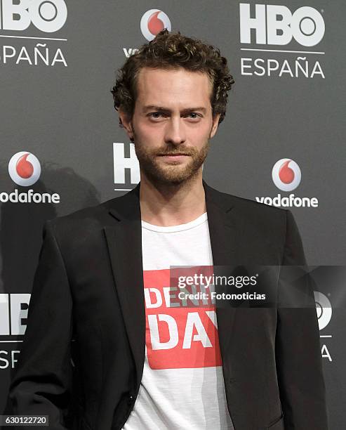 Peter Vives attends the HBO Spain Presentation-Premiere at Florida Retiro on December 16, 2016 in Madrid, Spain.