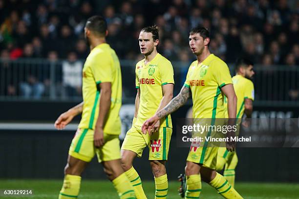 Guillaume Gillet of Nantes during the French Ligue 1 match between Angers and Nantes on December 16, 2016 in Angers, France.