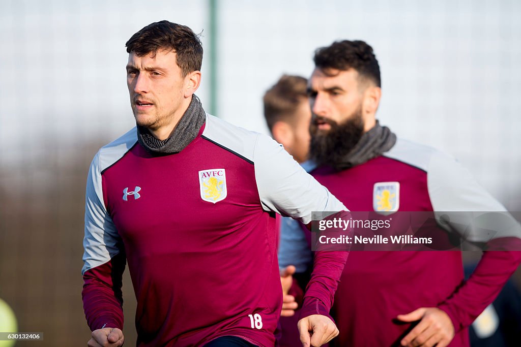 Aston Villa Training Session