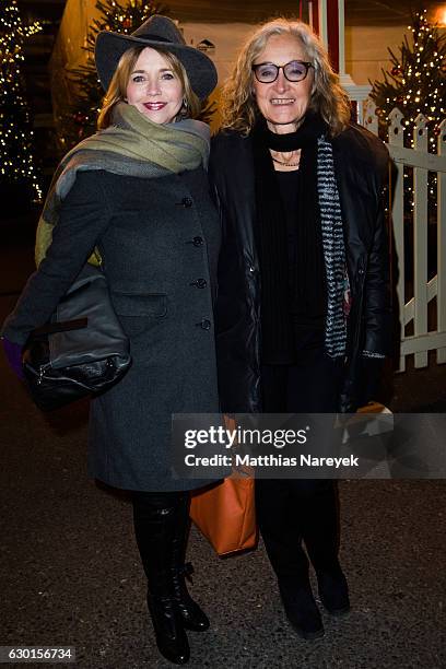 Tina Ruland and Eleonore Weisgerber attend the 13th Roncalli Christmas at Tempodrom on December 17, 2016 in Berlin, Germany.