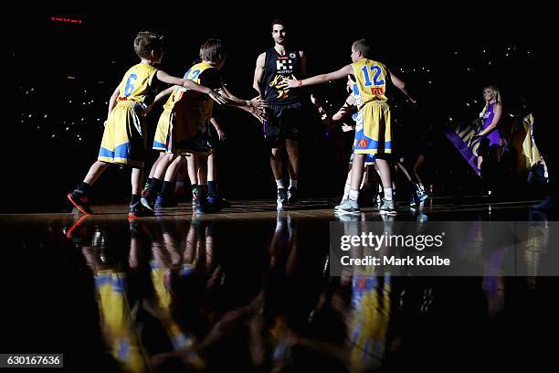 Kevin Lisch of the Kings takes the court during the round 11 NBL match between Sydney and Adelaide on December 18, 2016 in Sydney, Australia.