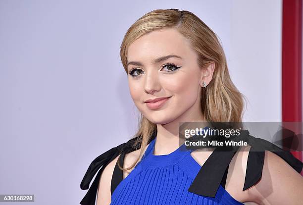 Actress Peyton List attends the premiere of 20th Century Fox's "Why Him?" at Regency Bruin Theater on December 17, 2016 in Westwood, California.