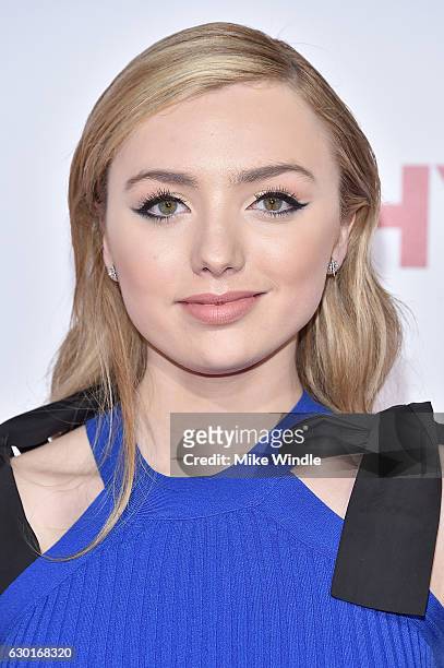 Actress Peyton List attends the premiere of 20th Century Fox's "Why Him?" at Regency Bruin Theater on December 17, 2016 in Westwood, California.
