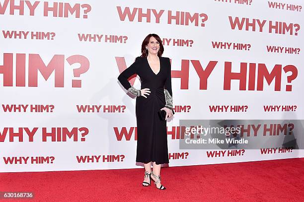 Actress Megan Mullally attends the premiere of 20th Century Fox's "Why Him?" at Regency Bruin Theater on December 17, 2016 in Westwood, California.