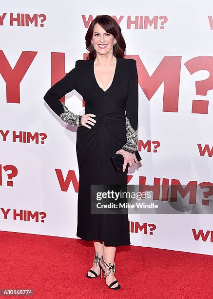 Actress Megan Mullally attends the premiere of 20th Century Fox's "Why Him?" at Regency Bruin Theater on December 17, 2016 in Westwood, California.