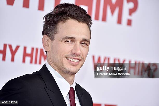 Actor James Franco attends the premiere of 20th Century Fox's "Why Him?" at Regency Bruin Theater on December 17, 2016 in Westwood, California.