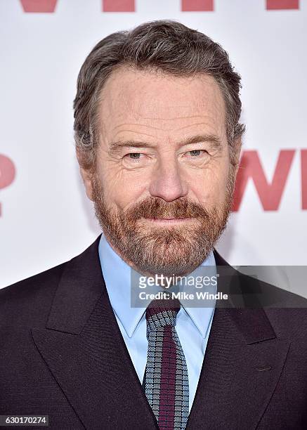 Actor Bryan Cranston attends the premiere of 20th Century Fox's "Why Him?" at Regency Bruin Theater on December 17, 2016 in Westwood, California.
