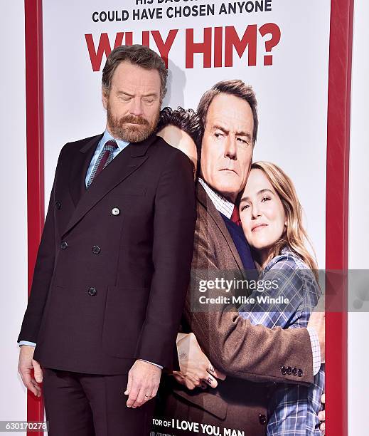 Actor Bryan Cranston attends the premiere of 20th Century Fox's "Why Him?" at Regency Bruin Theater on December 17, 2016 in Westwood, California.