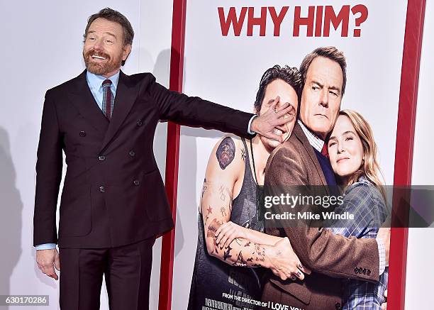 Actor Bryan Cranston attends the premiere of 20th Century Fox's "Why Him?" at Regency Bruin Theater on December 17, 2016 in Westwood, California.