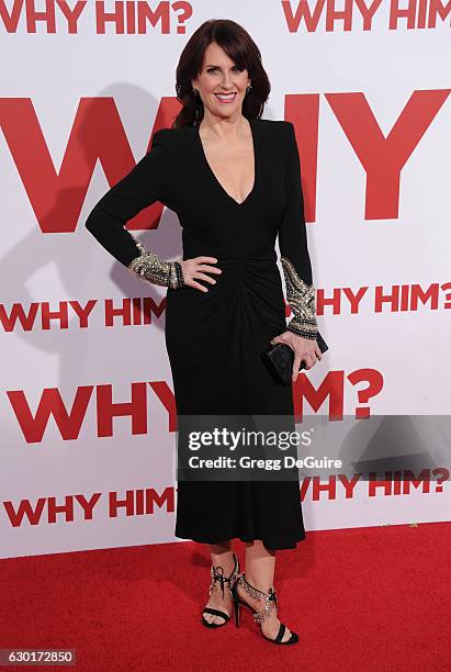 Actress Megan Mullally arrives at the premiere of 20th Century Fox's "Why Him?" at Regency Bruin Theater on December 17, 2016 in Westwood, California.