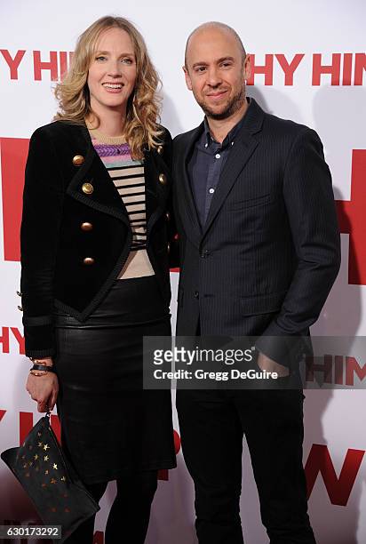 Director John Hamburg and wife Christina Kirk arrive at the premiere of 20th Century Fox's "Why Him?" at Regency Bruin Theater on December 17, 2016...