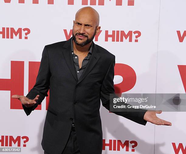 Actor Keegan-Michael Key arrives at the premiere of 20th Century Fox's "Why Him?" at Regency Bruin Theater on December 17, 2016 in Westwood,...