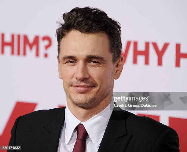 Actor James Franco arrives at the premiere of 20th Century Fox's "Why Him?" at Regency Bruin Theater on December 17, 2016 in Westwood, California.