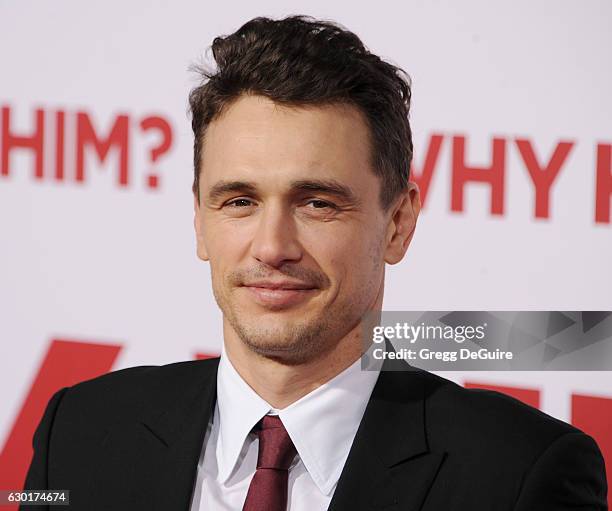 Actor James Franco arrives at the premiere of 20th Century Fox's "Why Him?" at Regency Bruin Theater on December 17, 2016 in Westwood, California.