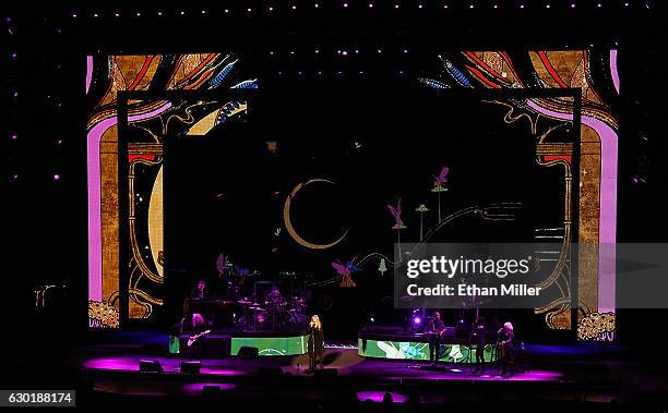 Singer/songwriter Stevie Nicks performs during the grand opening of Park Theater at Monte Carlo Resort and Casino on December 17, 2016 in Las Vegas,...