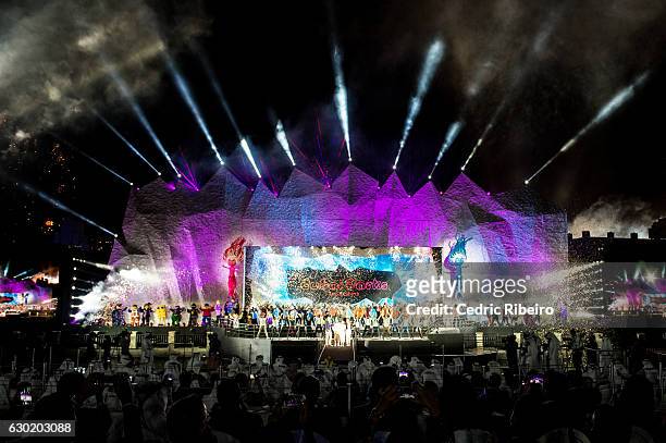 General view during the Grand Opening of Dubai Parks and Resorts on December 18, 2016 in Dubai, United Arab Emirates. Dubai Parks and Resorts...