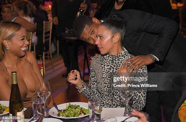 Usher Raymond and Grace Miguel attend the 33rd annual UNCF Mayors Masked Ball at Atlanta Marriott Marquis on December 17, 2016 in Atlanta, Georgia.